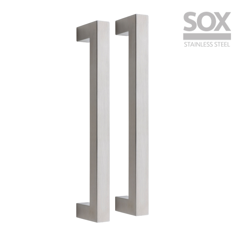 SOX Square Mitered Pull Handle (Back to Back Fixings) - 1200mm